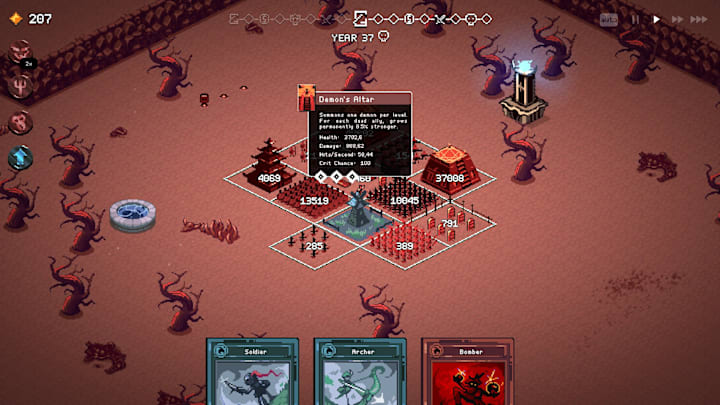 9 Kings screenshot of a city.