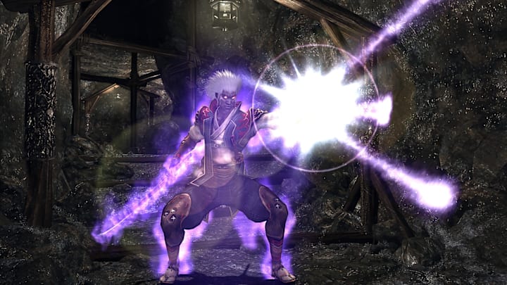 Onimusha 2's Jubei in Oni mode.