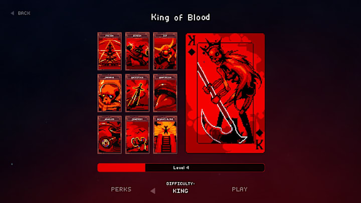 9 Kings King of Blood cards.