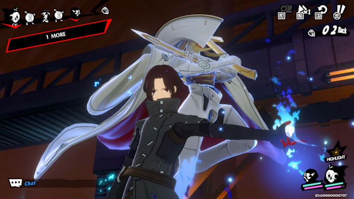 The Phantom X protagonist summoning his persona.