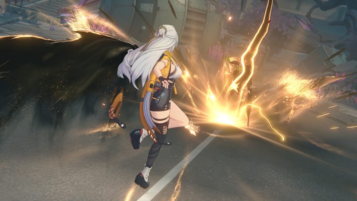 Zenless Zone Zero screenshot of Yixuan in combat.