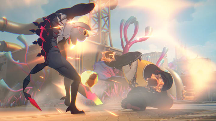 Zenless Zone Zero screenshot of Pan Yinhu in combat.