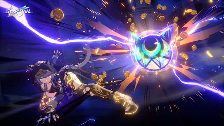 Honkai: Star Rail screenshot of Cipher in battle.