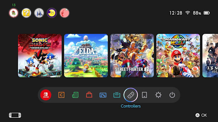 Switch 2 home menu screenshot