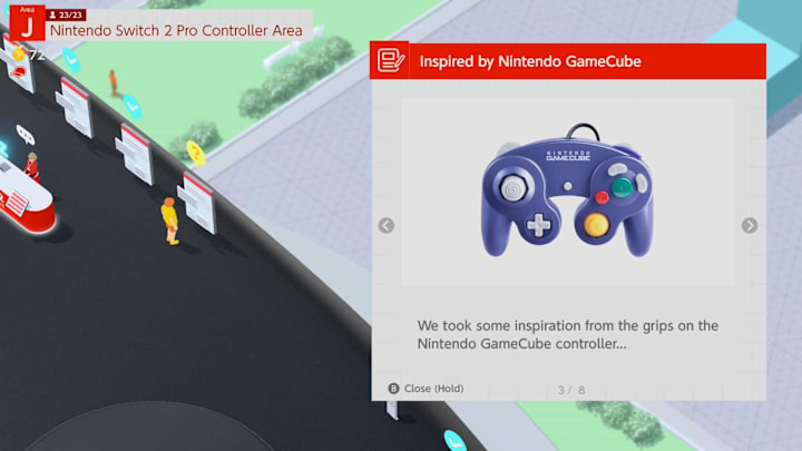 Nintendo Switch 2 Welcome Tour GameCube controller