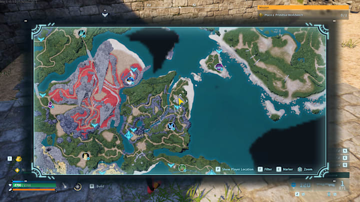 The location of Zoe's Tattered Momento in Palworld