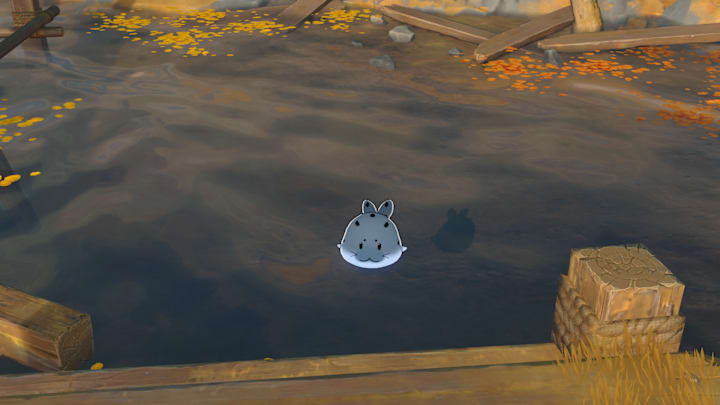 Honkai: Star Rail screenshot of a grey seal.