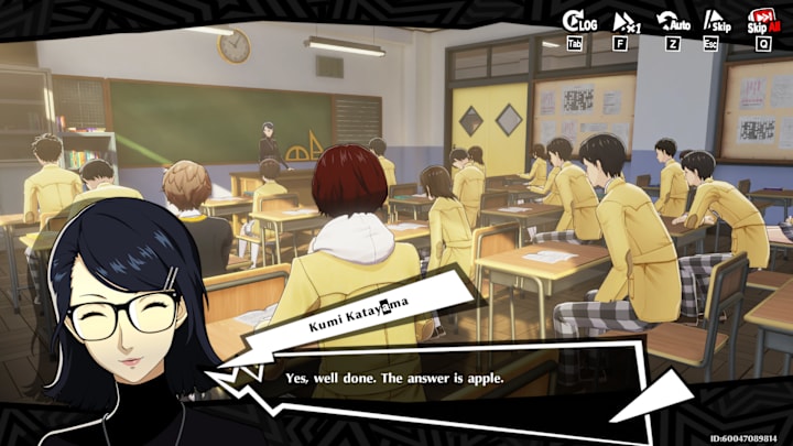 The teacher praising you for getting a question right in class.