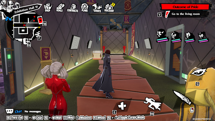 Wonder, Panther, and Closer looking down a corridor with monitors showing static on the wall.