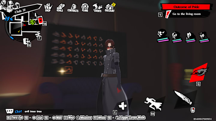 Wonder stood in front of a board showing thumb symbols lit up to  show a path.