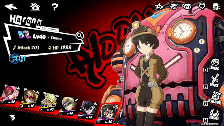 Riddle in the  character selection screen.