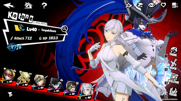 Mont in the character selection screen.