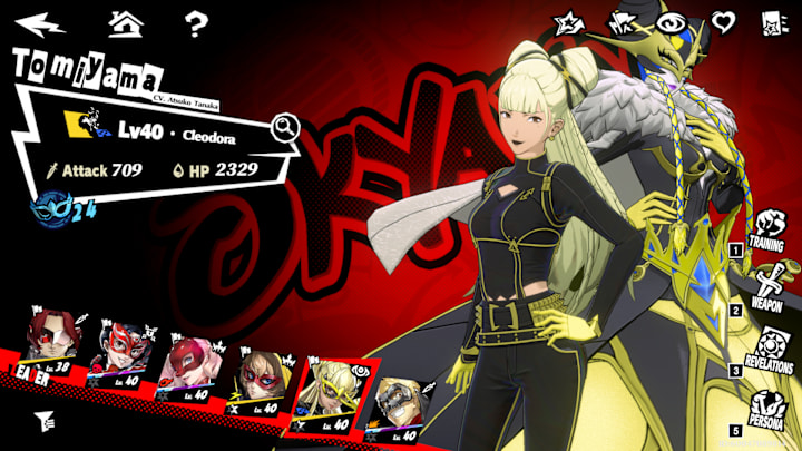 Okyann in the character selection screen.