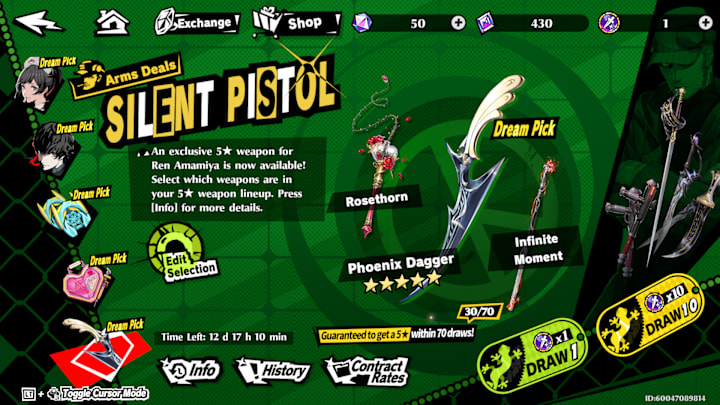 The Silent Pistol weapon banner.