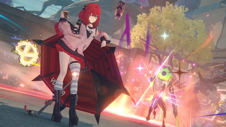 Zenless Zone Zero Yuzuha screenshot showing her in combat.