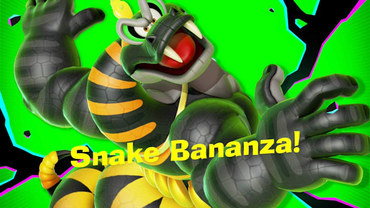 DK in his Snake Bananza form.