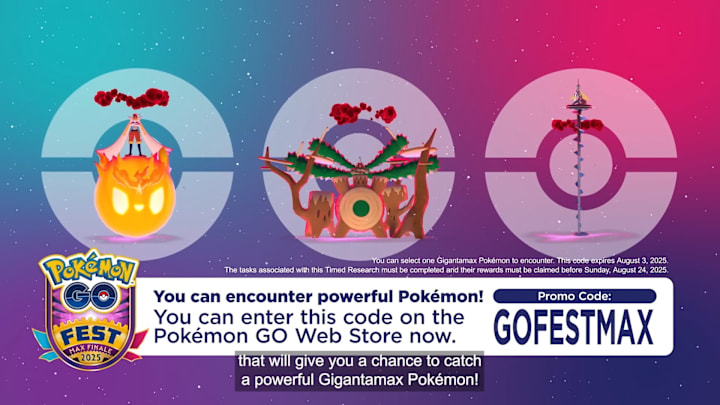 Pokémon GO promo code
