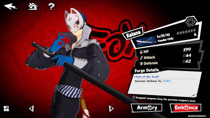 Fox posing with his sword.