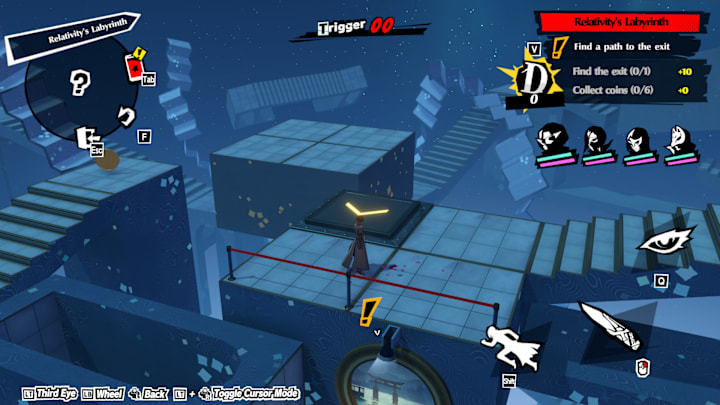 Relativity's Labyrinth puzzle solution