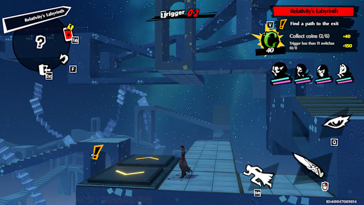 Relativity's Labyrinth puzzle solution