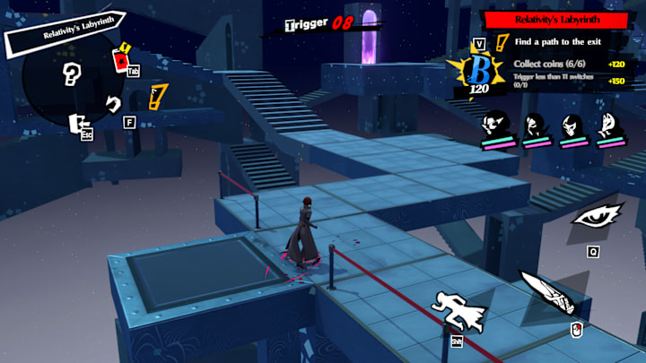 Relativity's Labyrinth puzzle solution
