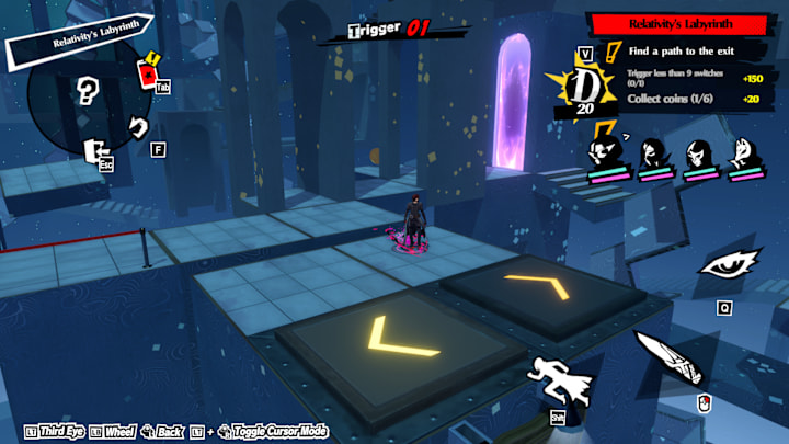 Relativity's Labyrinth puzzle solution