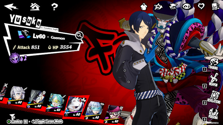 Fox in the character selection screen.