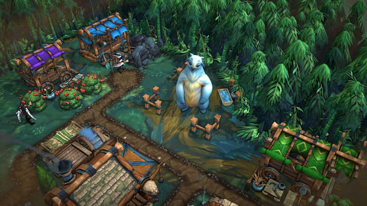 Against the Storm screenshot of a Fluffbeak.