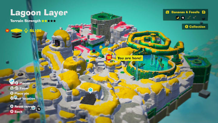 Lagoon Layer Cranky Kong location, DK Bananza