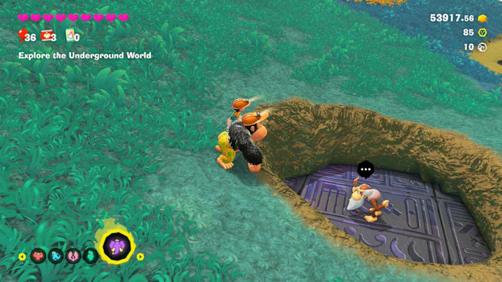 Hilltop Layer Cranky Kong location, DK Bananza