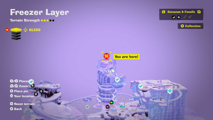 Freezer Layer Cranky Kong location, DK Bananza