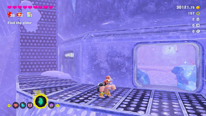 Freezer Layer Cranky Kong location, DK Bananza
