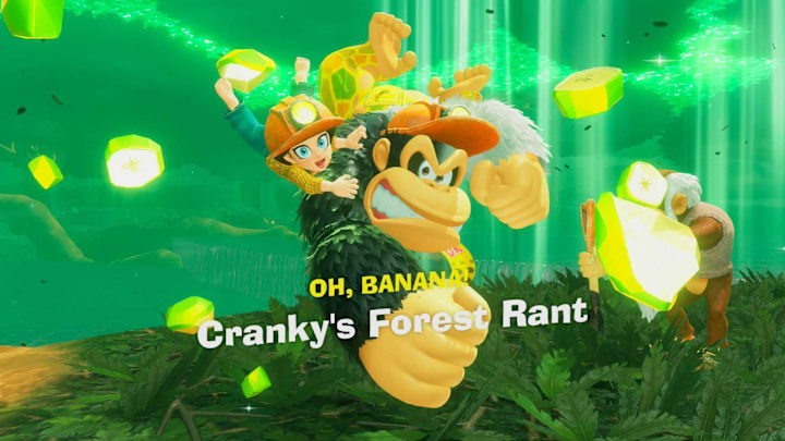 Forest Layer Cranky Kong location, DK Bananza