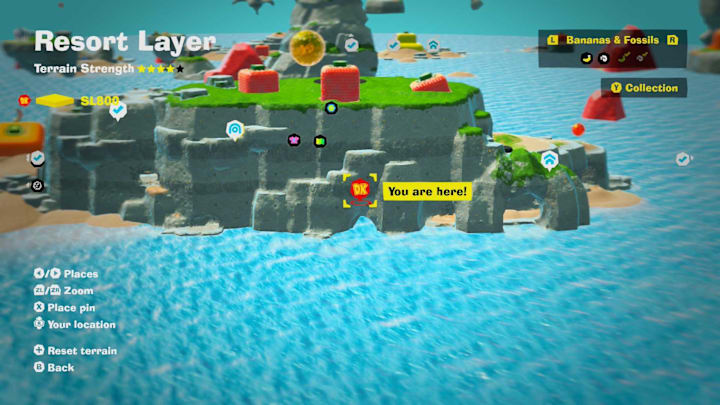 Resort Layer Cranky Kong location, DK Bananza