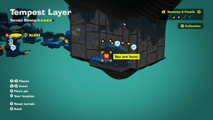 Tempest Layer Cranky Kong location, DK Bananza