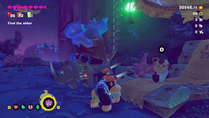 Tempest Layer Cranky Kong location, DK Bananza