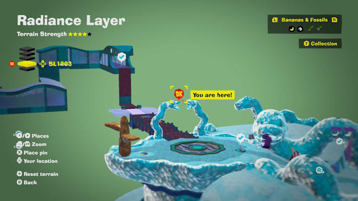 Radiance Layer Cranky Kong location, DK Bananza