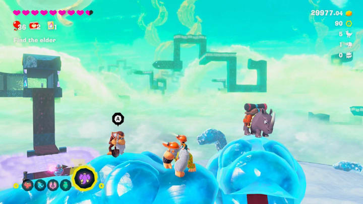Radiance Layer Cranky Kong location, DK Bananza