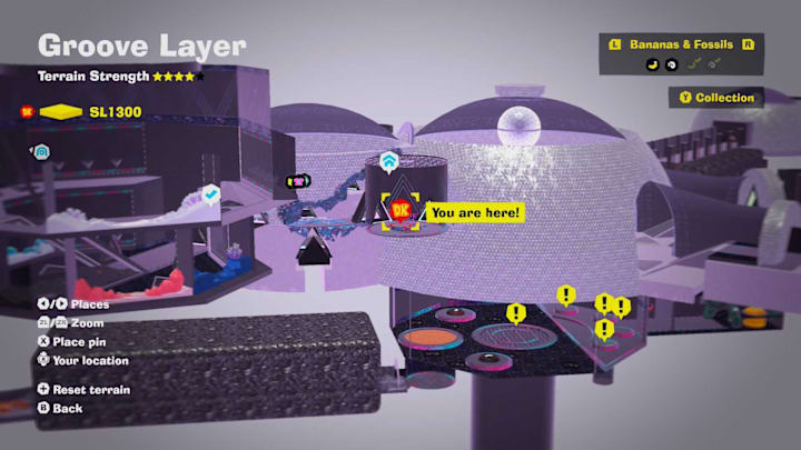 Groove Layer Cranky Kong location, DK Bananza