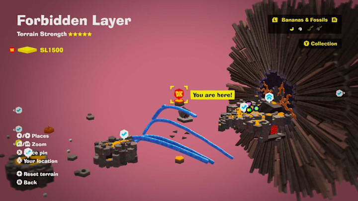 Forbidden Layer Cranky Kong location, DK Bananza