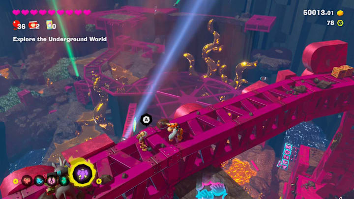 Ingot Isle Cave-In Cranky Kong location, DK Bananza