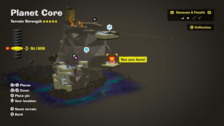 Planet Core Quiztone map location