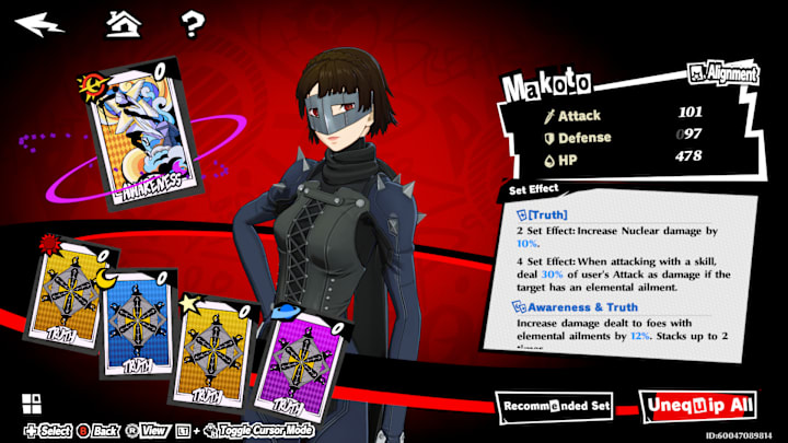 Queen with her Revelation Cards