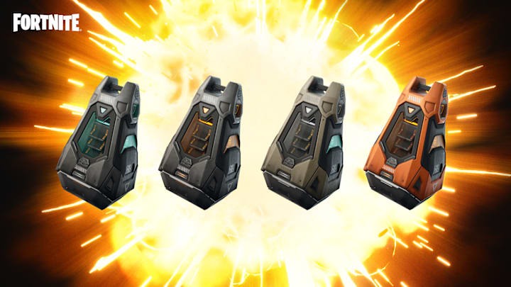 A lineup of diferent tiers of O.X.R. Drop Pods