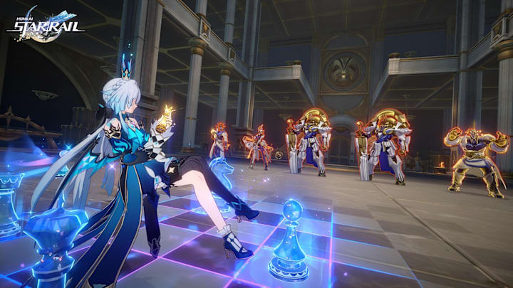 Honkai: Star Rail screenshot of Cerydra in battle.