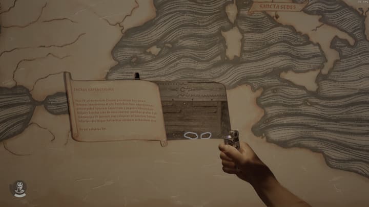 Indiana Jones DLC The Order of Giants Map Mural puzzle