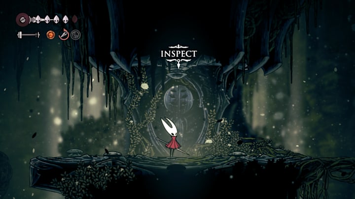 Hornet stood in front of an altar in Shellwood.
