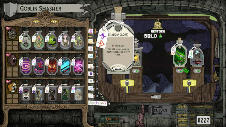 Flask screenshot showing several flasks equipped on characters.