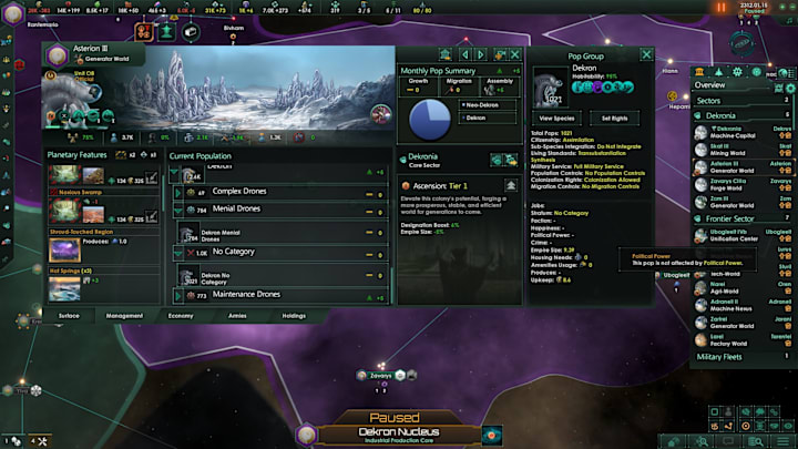 Stellaris: Shadows of the Shroud screenshot.