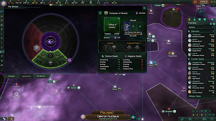 Stellaris: Shadows of the Shroud.